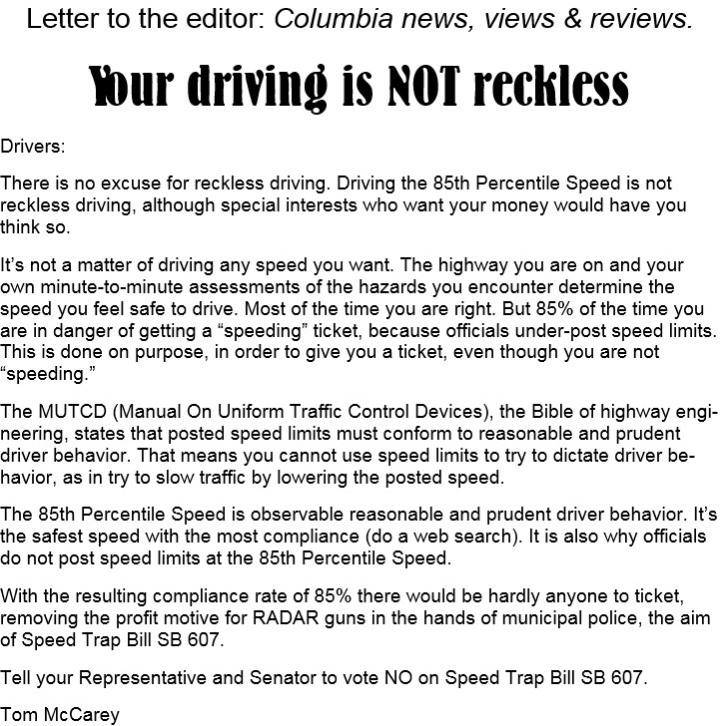 lte driving is not reckless